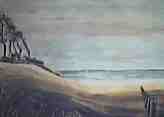 Strandmotiv  Ahrenshoop, Acryl,selbst gemalt